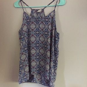 Paper Crane patterned tank top